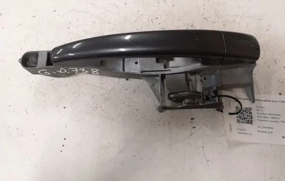 Peugeot 207 Rear door exterior handle 9680656580