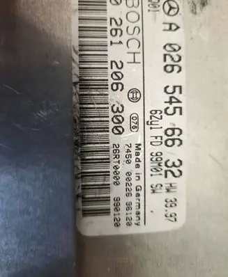 Mercedes-Benz ML W163 Engine control unit/module A0265456632 26RT0000