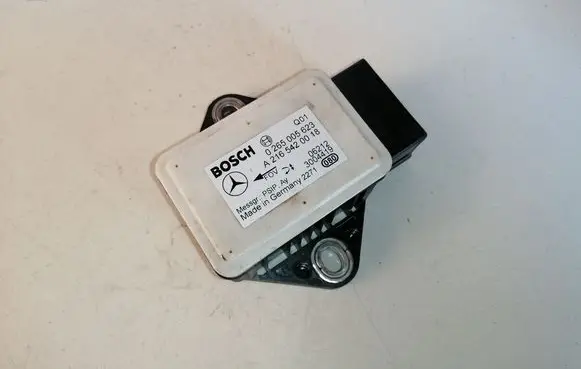 Mercedes-Benz E W211 ESP acceleration yaw rate sensor 0265005623 A2165420018