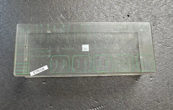 Fuse box cover