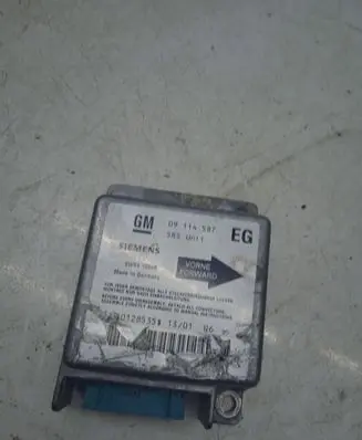 Opel Combo A Airbag control unit/module 09114587