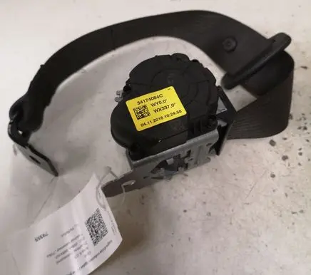 Opel Astra K Middle seatbelt (rear) 34174084C