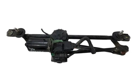 Front wiper linkage and motor