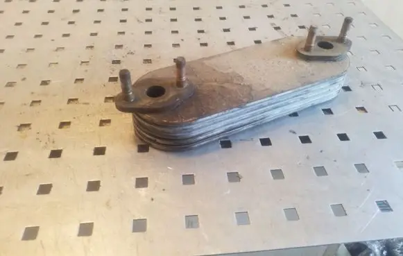 EGR valve cooler