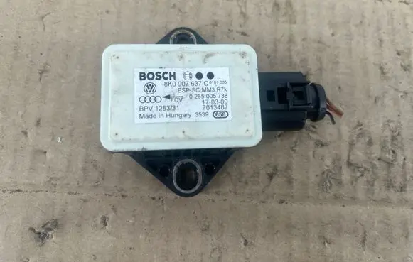 Audi Q5 SQ5 8R ESP acceleration yaw rate sensor 8K0907637C 7013487 0265005738