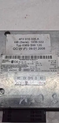 Audi A8 S8 D3 4E Bluetooth control unit module 4F0910336A
