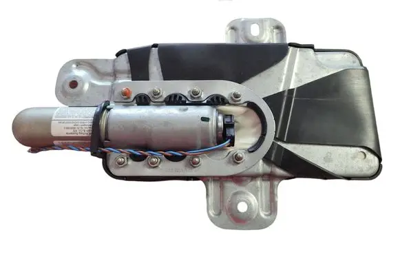 Front door airbag