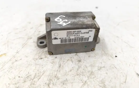 Honda Accord ESP acceleration yaw rate sensor 39960SEF0030 06211701144 448801001076