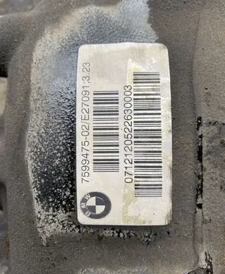 BMW 3 F30 F35 F31 Rear differential 7599475 E27091