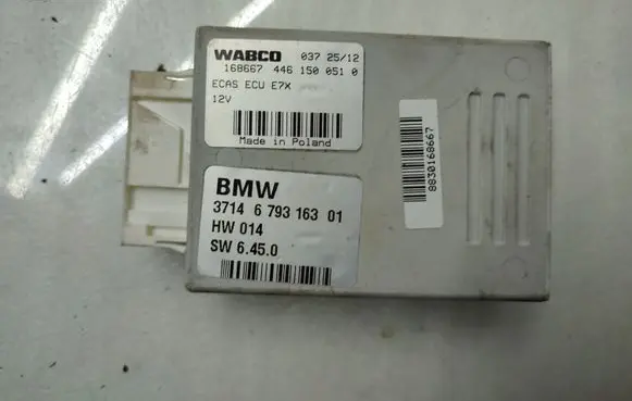 BMW X5 E70 Air suspension control unit module (rear) 6793163