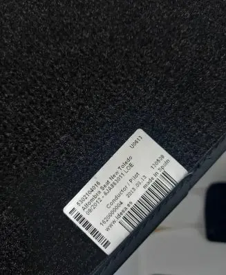 Seat Toledo IV (NH) Car floor mat set 6JA863011 19062013 130509
