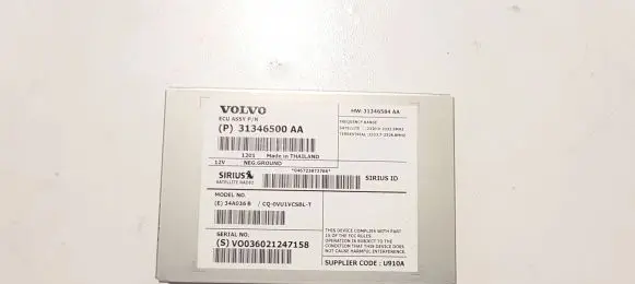 Volvo XC90 Antenna control unit 31346500 VO036021247158