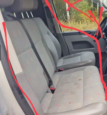 Volkswagen Transporter - Caravelle T5 Seat set 