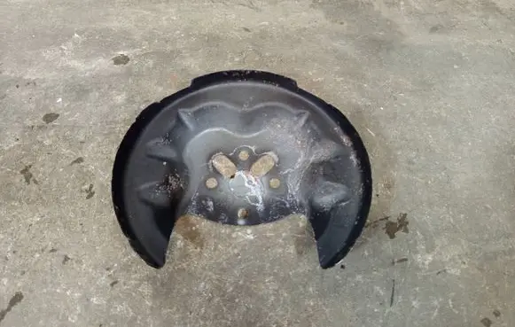 Opel Corsa F Rear brake disc plate dust cover 9825073280