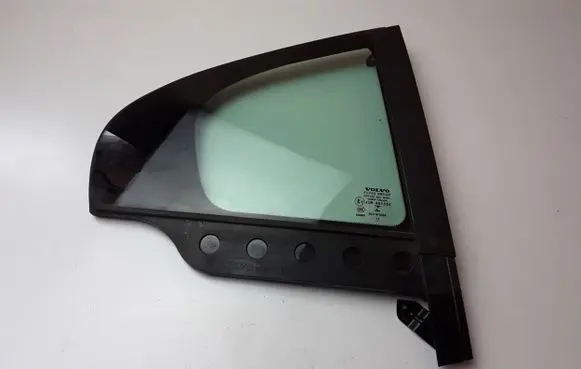 Rear vent window glass