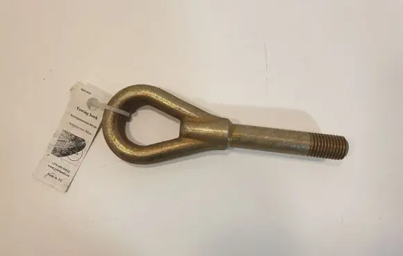 Towing hook eye