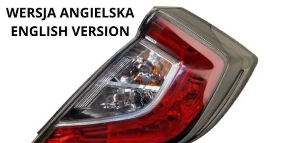 Honda Civic X Rear/tail lights W3356