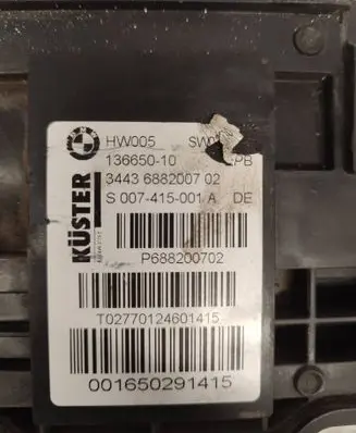 BMW X6 F16 Hand brake control module 6882007 P688200702 13665810