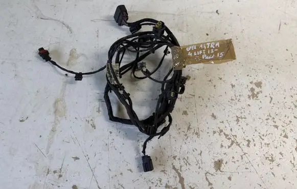 Opel Astra J Parking sensor (PDC) wiring loom 