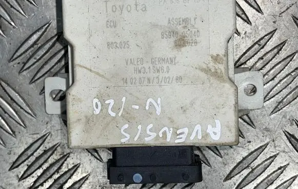 Toyota Avensis T250 Other control units/modules 603026 603025 8594005040