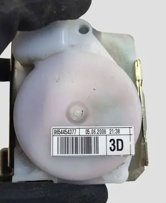 Citroen C4 Grand Picasso Third row seat belt 9654454377