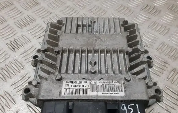 Citroen C2 Engine control unit/module 5WS40115C SW9652890280