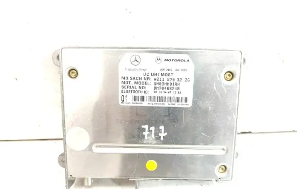 Mercedes-Benz CLS C219 Bluetooth control unit module A2118703226 UH03MM01RW