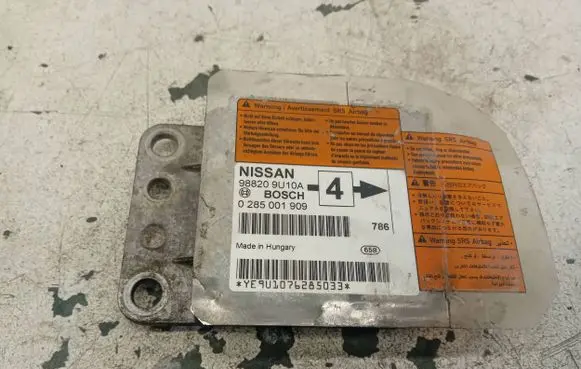 Nissan Note (E11) Airbag control unit/module 988209U10A 0285001909 YE9U1076285033
