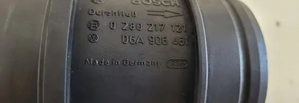 Seat Toledo II (1M) Mass air flow meter 06A906461 0280217121