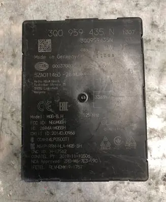 Volkswagen Golf VII Keyless (KESSY) go control unit/module 3Q0959435N-BILI 3Q0959435N