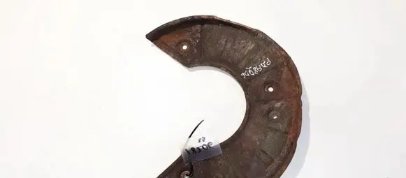 Volkswagen Touareg I Front brake disc dust cover plate 