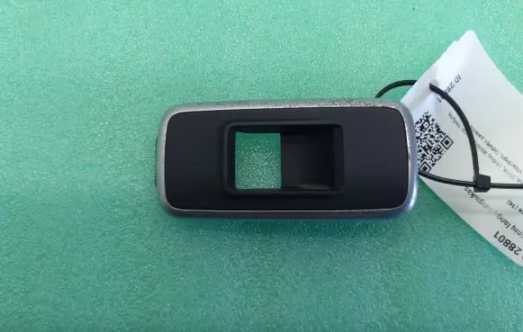 Rear door window switch trim