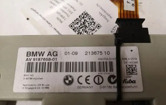 BMW 3 E90 E91 Aerial antenna amplifier 21367510 918765801