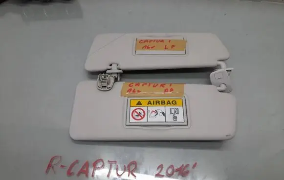 Renault Captur Sun visor