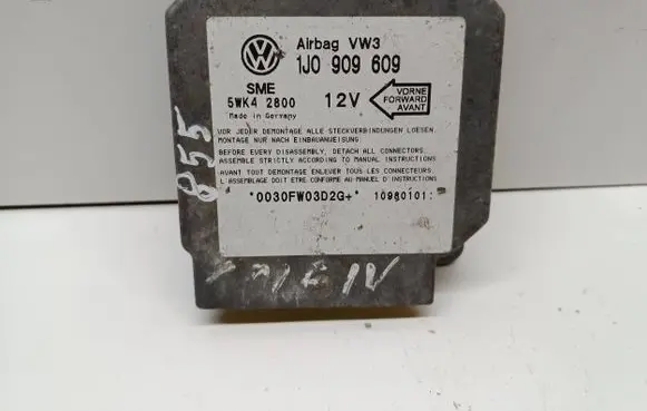 Seat Ibiza III (6L) Airbag control unit/module 1J0909609 10980101 5WK42800