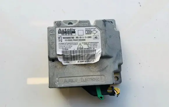 Peugeot 407 Airbag control unit/module 9655880780 216102810