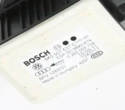 Audi Q5 SQ5 ESP acceleration yaw rate sensor 8K0907637C