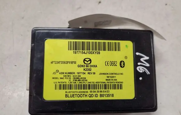 Mazda 6 Bluetooth control unit module B013518 1977154 K2352