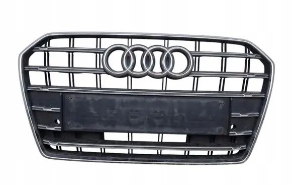 Audi A6 C7 Front bumper upper radiator grill 4G0853651BK