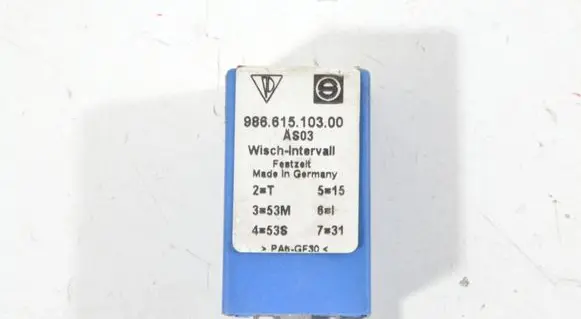 Porsche 911 996 Window wiper relay 98661510300
