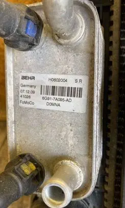 Volvo S80 Radiator set 6G917A095AD H0602004 6G918C607ND