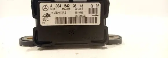 Mercedes-Benz R W251 ESP acceleration yaw rate sensor A0045423818 10170103573