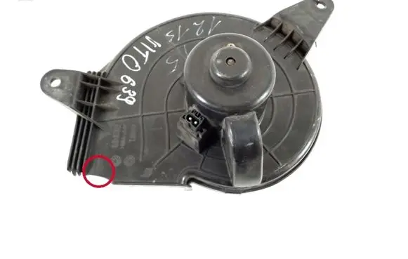 A/C air flow flap actuator/motor