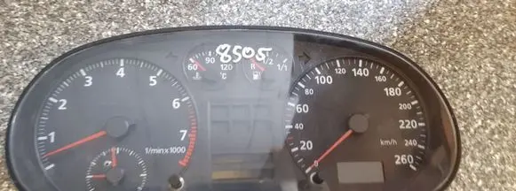 Audi A3 S3 8L Speedometer (instrument cluster) 8L0919860A
