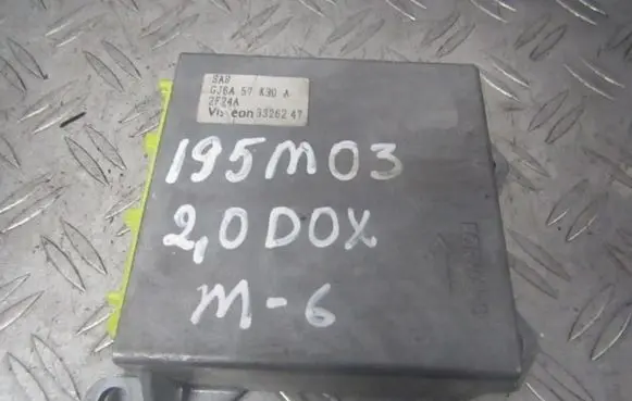 Mazda 6 Airbag control unit/module gj6a57k30a 2f24a