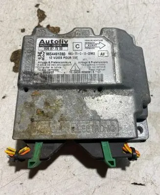 Peugeot 307 Airbag control unit/module 9654491280 606877500
