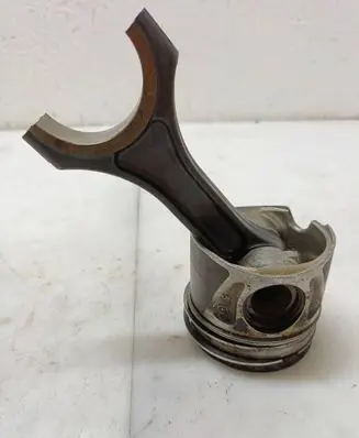 Piston with connecting rod