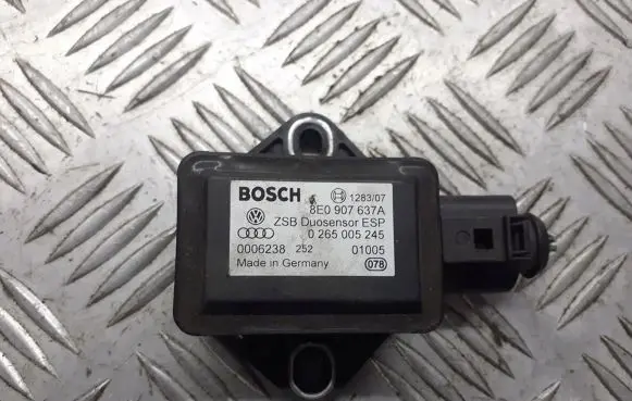 Audi A4 S4 B6 8E 8H ESP acceleration yaw rate sensor 8E0907637A