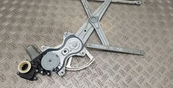 Front door window regulator with motor
