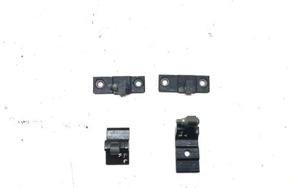 Rear door hinge set